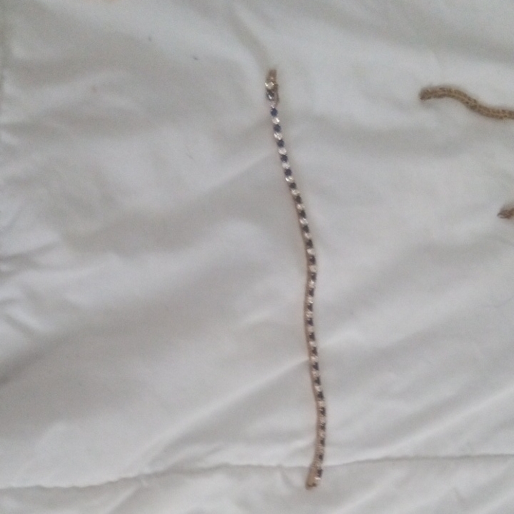 Gold and Silver Chain Bracelet